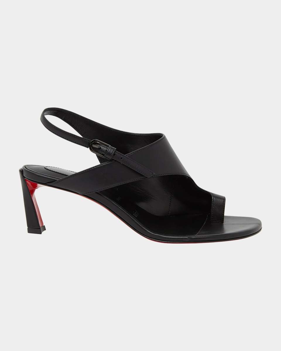 Viva Condora Asymmetrical Red Sole Sandals